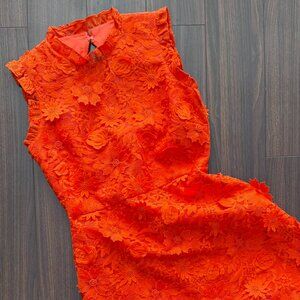 J. Crew Orange Floral Mini Dress